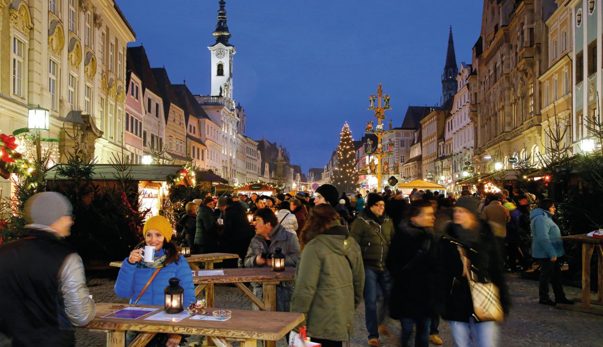 Adventsmarkt in der Altstadt von Steyr &copy; TV Steyr/Leutner