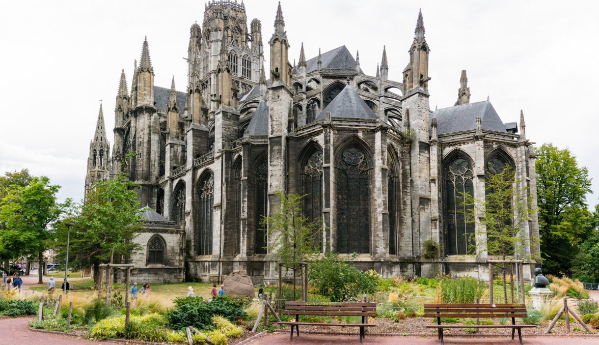 Saint-Ouen Abbey in Rouen &copy; makasana photo - stock.adobe.com